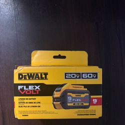 Dewalt 9.0 Flexvolt Battery New 
