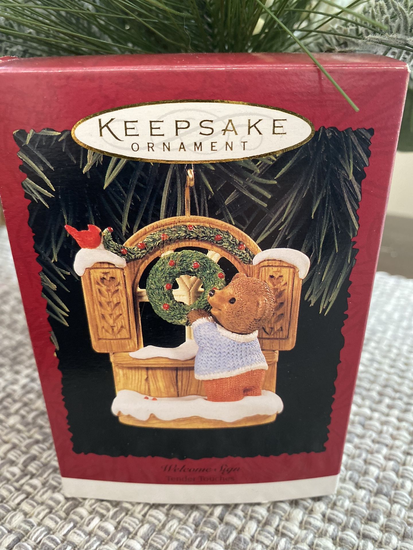 1996 Welcome Sign Hallmark Keepsake Ornament