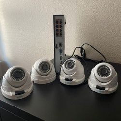 4 Camaras De Seguridad -4 CCTV Security Cameras With Recorder❗️INSTALLED❗️INSTALADAS 💯 SPECIAL OFFER 💯