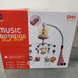 Music bed bell with remote for girl