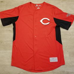 Cincinnati Reds Official MLB Mens Lrg Frazier Stitched Jersey 
