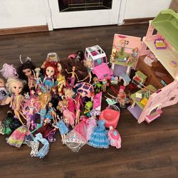 Girl’ toys princess 👸 cars and house 🏠