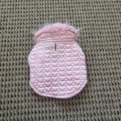 Pet Clothing Pink Heart Cozy Sweater Size XS