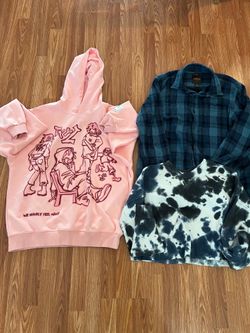 Oversized hoodies and flannel jacket (Redmond).  All for $10