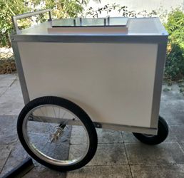 Wedding ice cream cart. Carrito de paletas