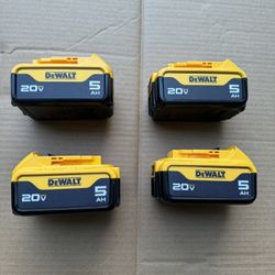 Dewalt Batteries 20v 5ah 60ea