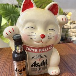 Asahi sale lucky cat