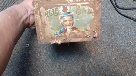 Cigar Box From Richmond Virginia With Uncle Sam On It Thumbnail