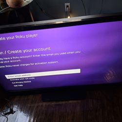 55 Inch Vizio Tv W Remote N Roku,  Can Deliver For Xtra $5