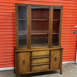 Mid Century Hutch Cabinet