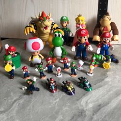 Super Mario Figures Lot 24 Pcs Weekend Sale !! 