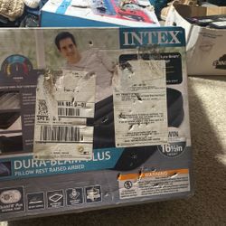 Intel Dura-beam Plus  Pillow Rest Raised Air bed Twin