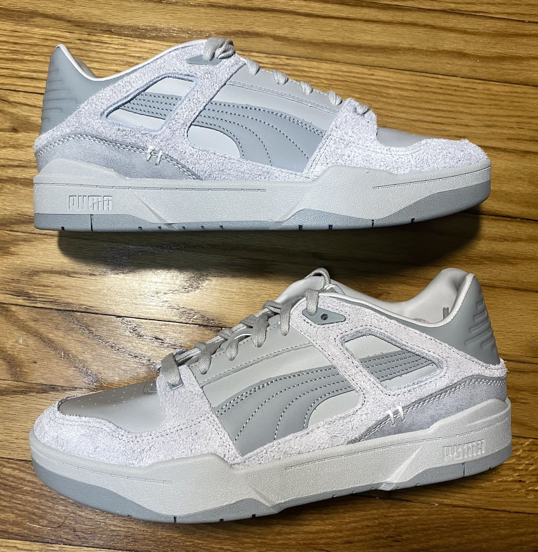 PUMA Slipstream Premium Cool Light Gray suede Men’s Sz 13 New No Box!