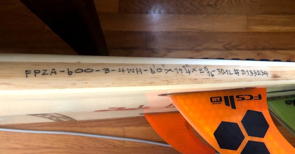 Pyzel Firewire Surfboard: 6'0