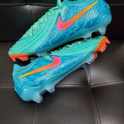 Nike Phantom GX 2 Elite LV8 FG Vortex Pack Green Glow Mens Sz 6.5 [FZ4914-300