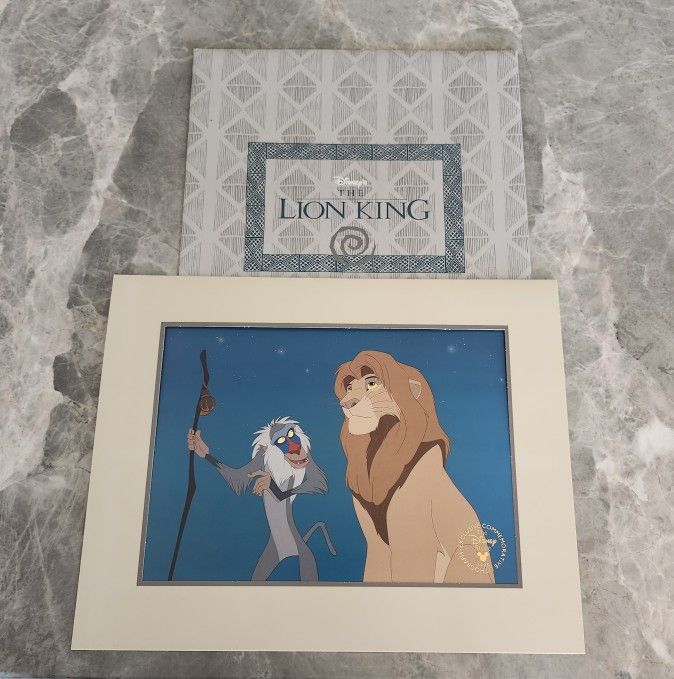 Walt Disney's The Lion King Exclusive Commemorative Lithograph 1995 Disney Litho