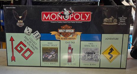 Harley Davidson monopoly game.