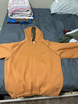 Columbia, Orange, Hoodie, XL