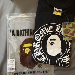 BapeXchromehearts Tee 