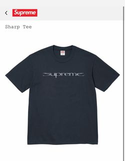 Supreme Sharp Tee Shirt Navy - Medium M (Brand New)