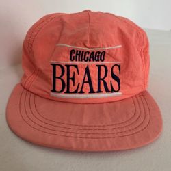 Vintage Chicago Bears Orange Snapback Hat NFL Union Tag  