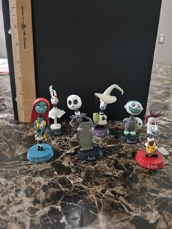 Jack Skeleton Bobble Figures