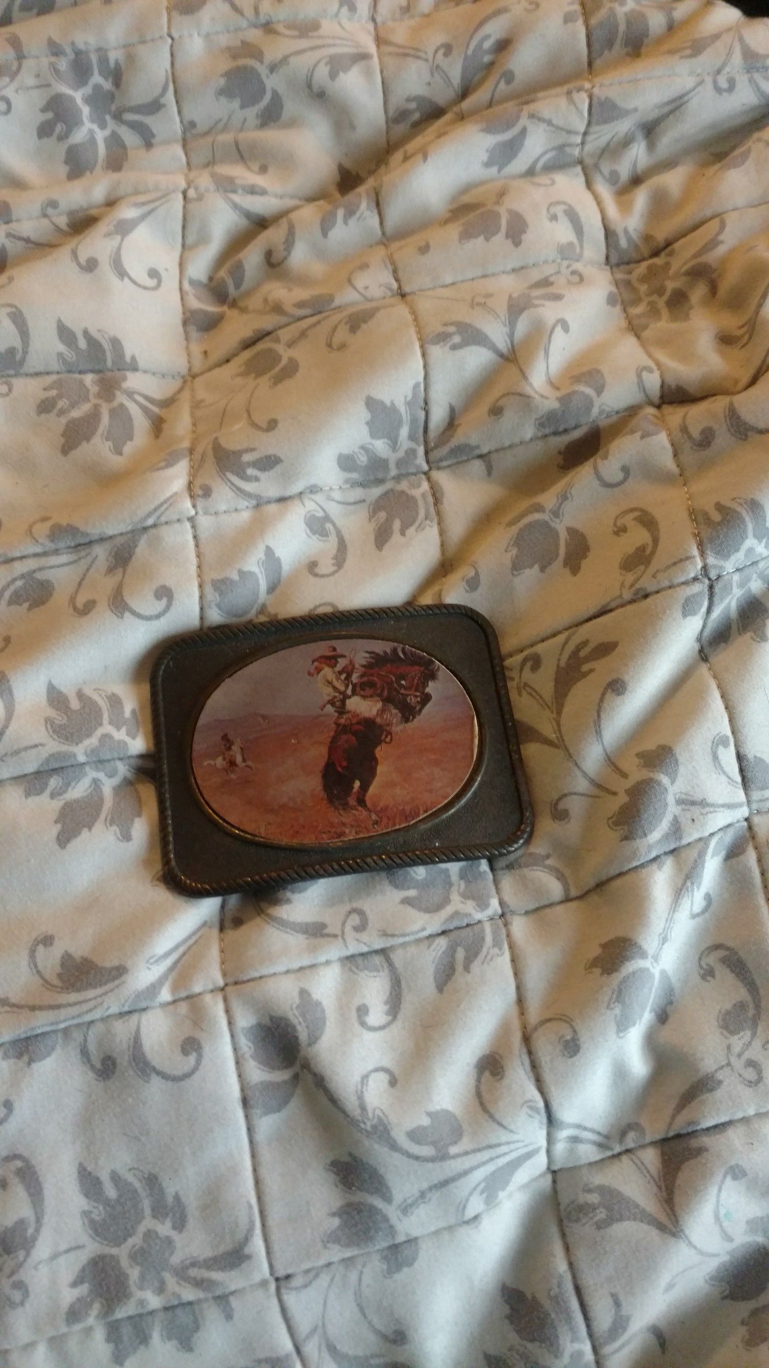 Vintage Cowboy belt buckle