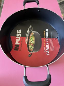 Infuse non-stick aluminum cooker