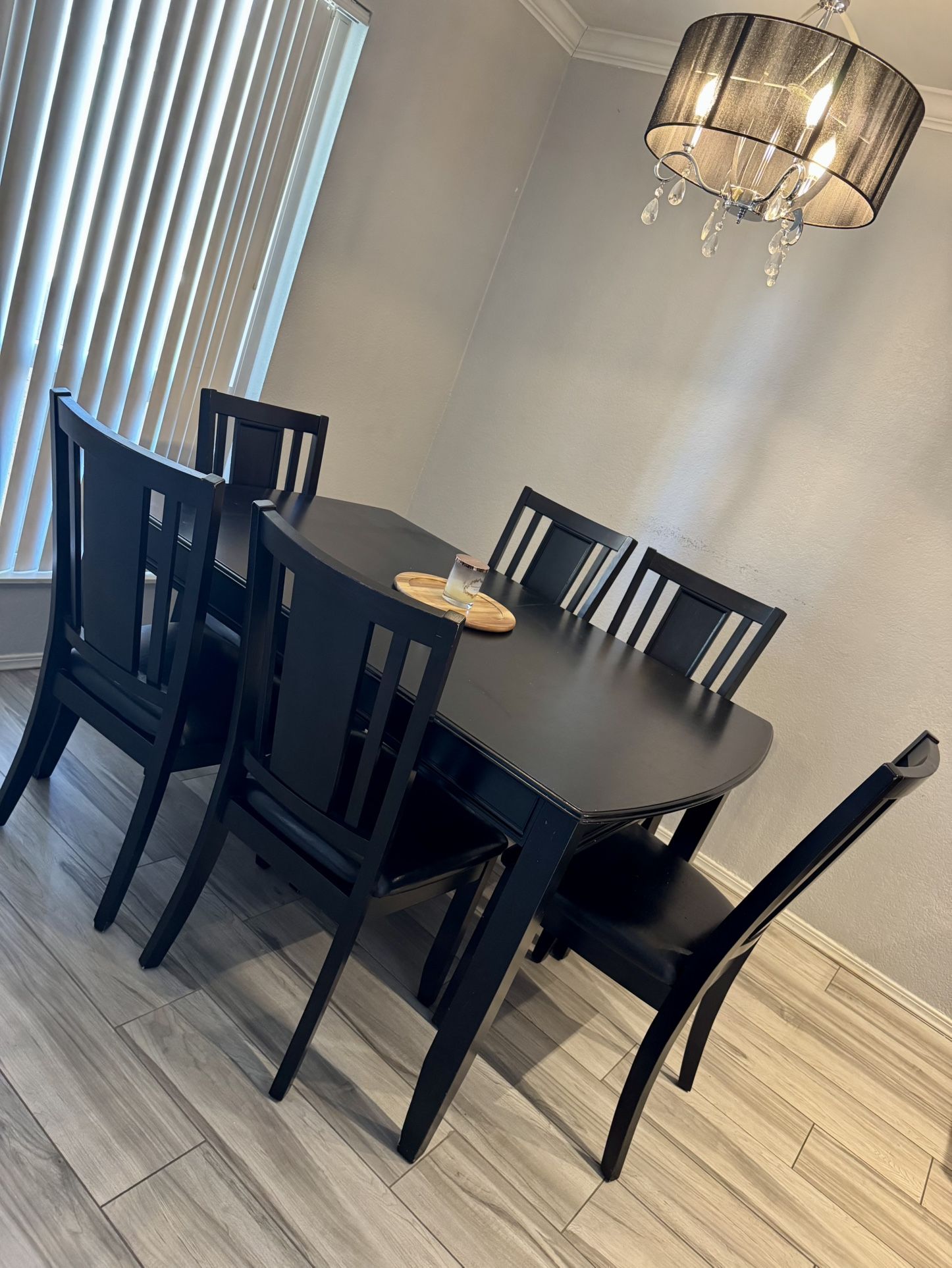 Timeless Dining Table with 6 Chairs