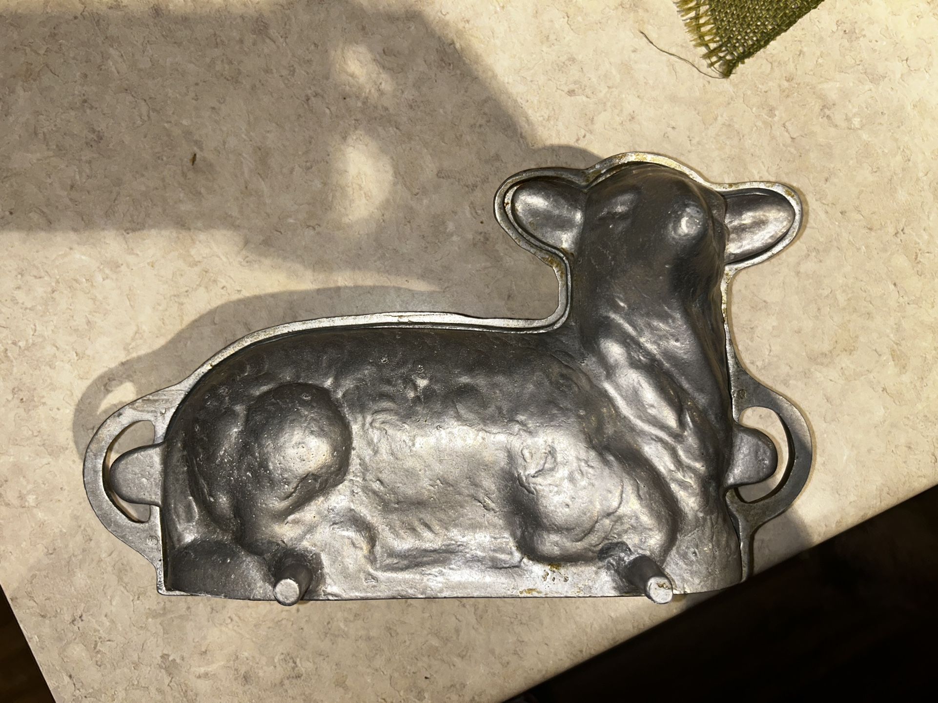 Renalde Cast Aluminum Lamb Sheep Cake Mold