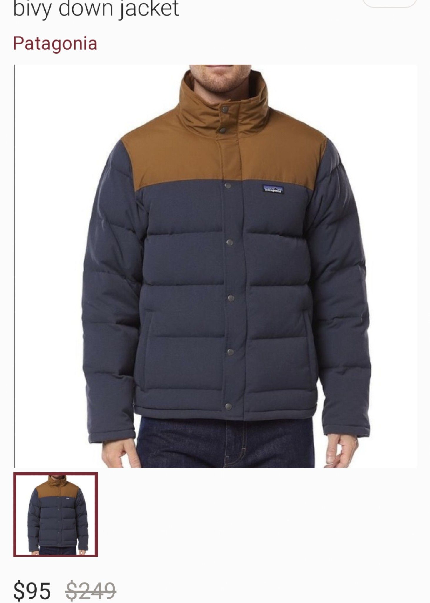 Patagonia Bivy Down jacket