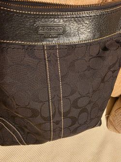 CC Coach Signature Canvas Handbag Black