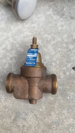 Water pressure reducing water