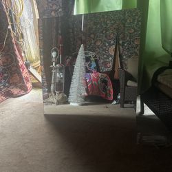 Large Glass Mirror Removed From Our Bathroom Sink Área 