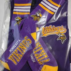 Vikings 2pc Gift Set T-Shirt & Socks 