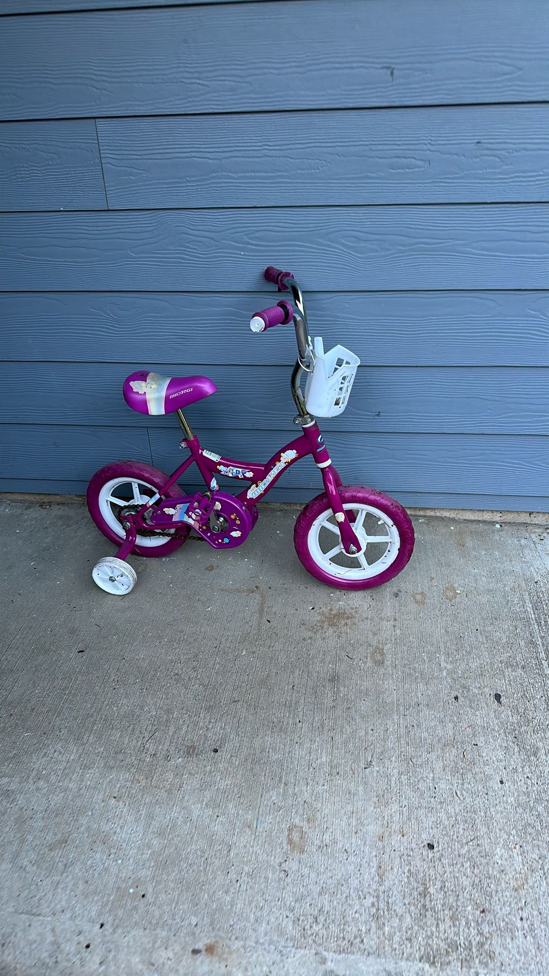 Girls Bike With Training Wheels