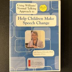 Help Children Make Speech Change (DVD, 2014)The Stuttering Foundation New Sealed