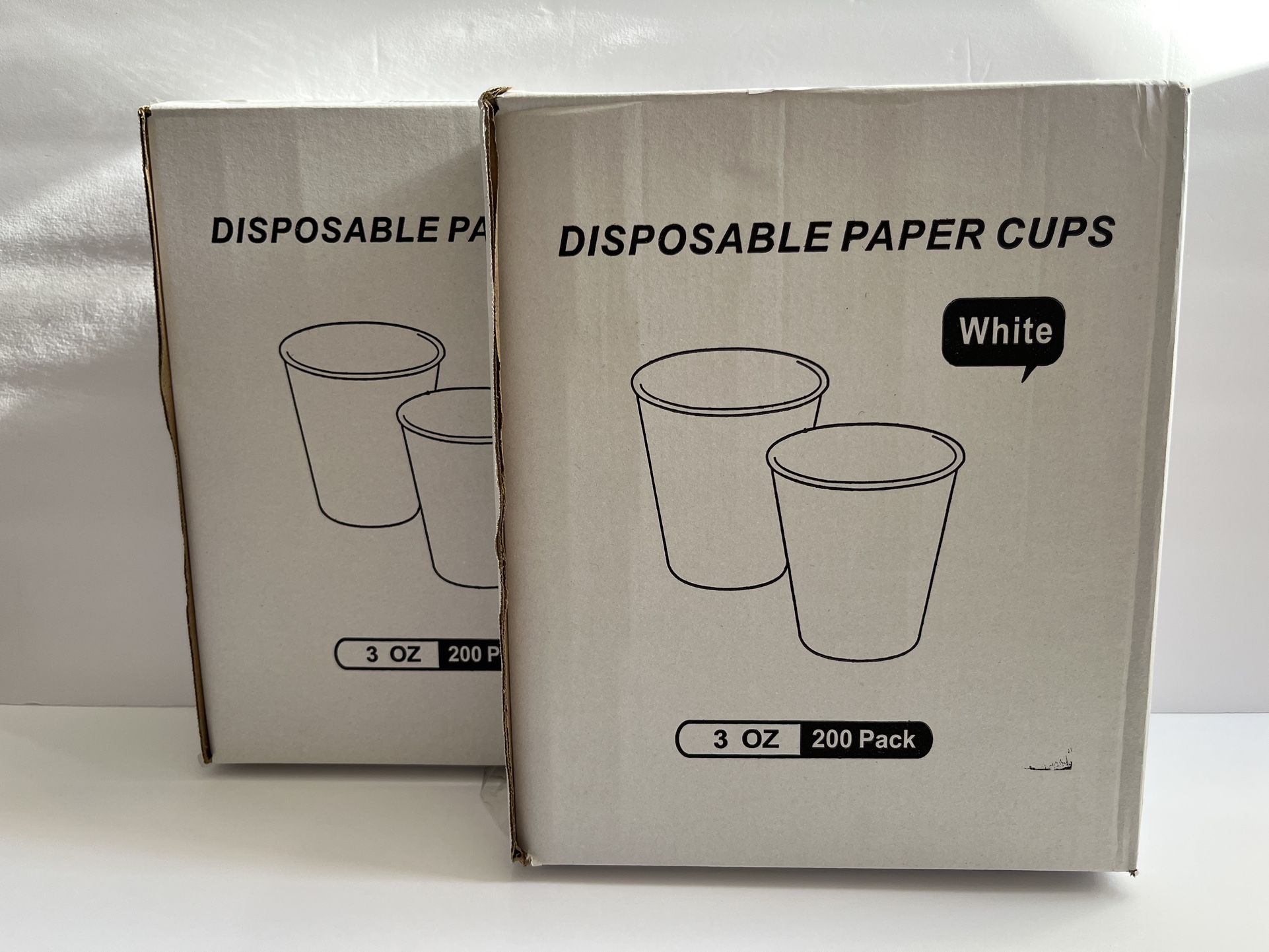 Disposable Bathroom Cups – 3oz, 200-Pack (x2 available)