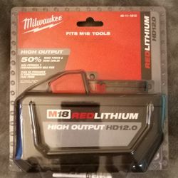 Milwaukee 12.0 Red Lithium Battery Brand New Thank You