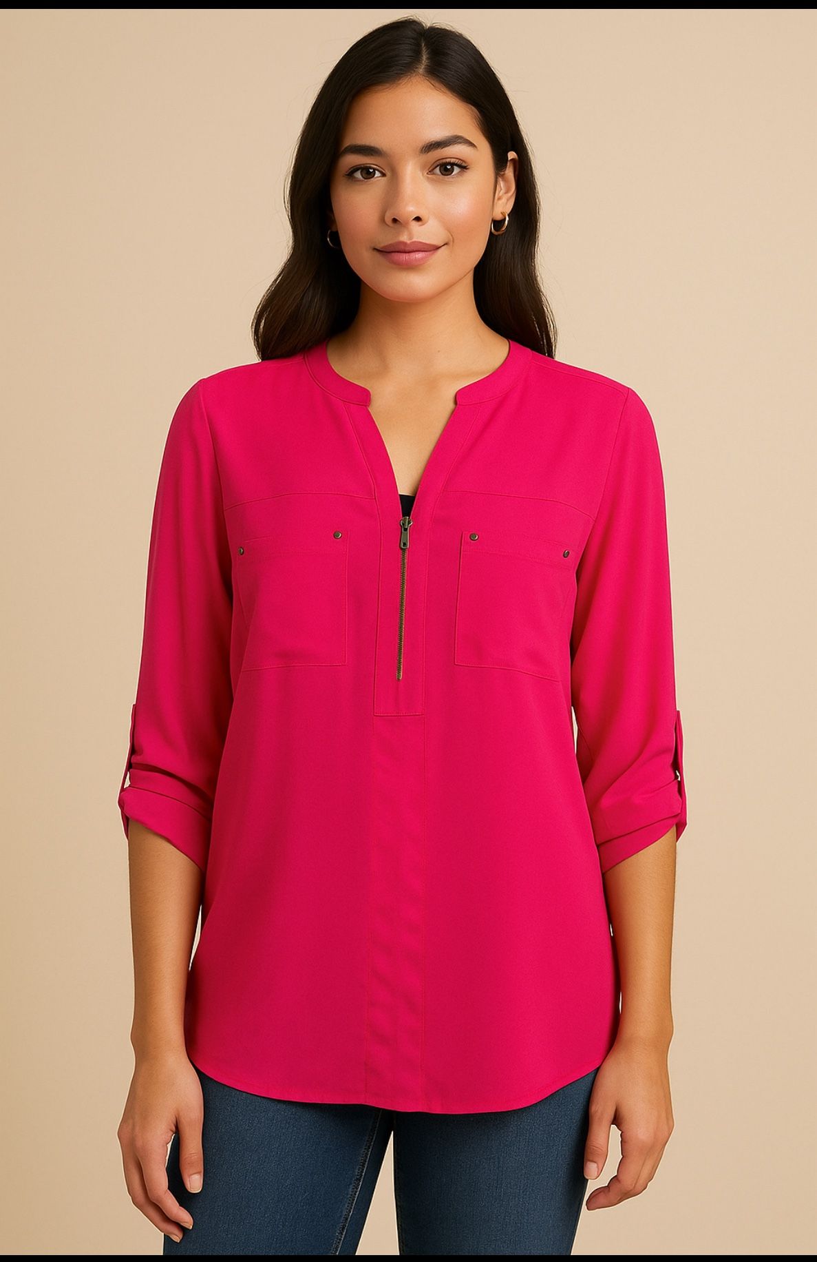 Pink /Fuchsia Women’s Blouse Size Small/medium
