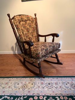 Vintage Wooden Recliner Chair