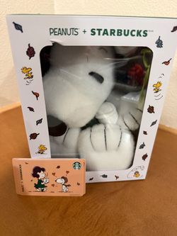 Starbucks Snoopy Plush and Gift card
