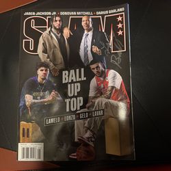 Lavar Ball Auto Signed Slam Magazine