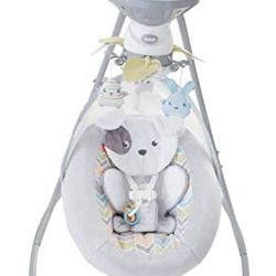 Fisher-Price Snugapuppy Swing – Clean + Works Great
