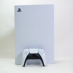 Sony PlayStation 5 Disc PS5 825GB White Console Gaming System CFI-1215A