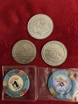 Lot SUNDANCE WHISKEY PETE  MONTE CARLO HOTEL CASINO CHIP TOKEN COIN ‼️ See TONs Of RARe - Vintage Items Here ... 