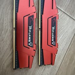G.SKILL Ripjaws V DDR4 16GB (2x8GB) 2400MHz Gaming RAM – Great Condition 