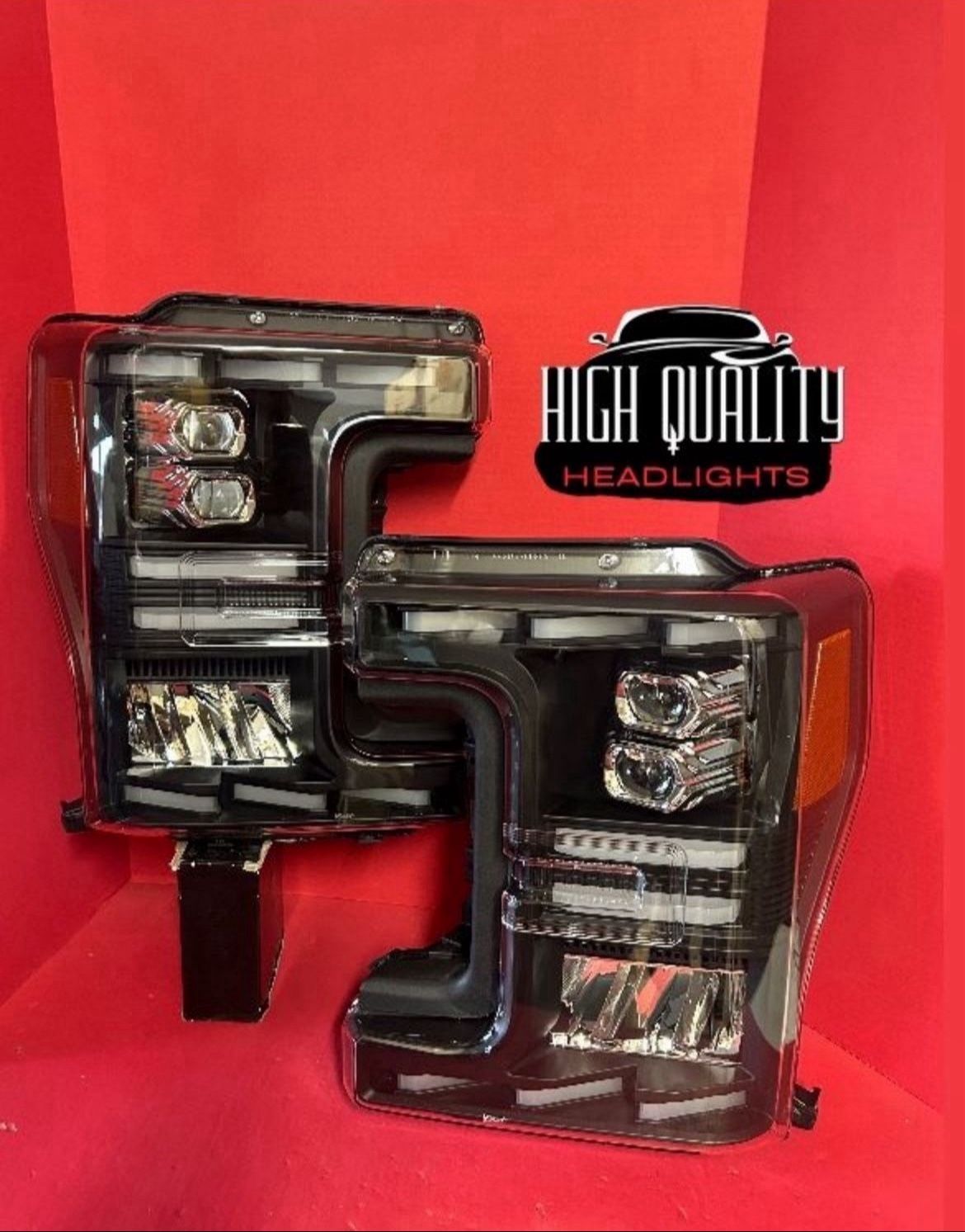 Ford F250. 2017. 2019 Headlights.