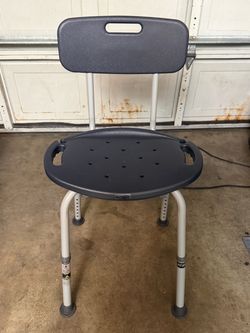 Equate Shower Chair with Back