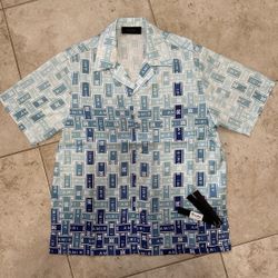 Amiri Button Sleeve Shirt Silk Fabric Any Colors 